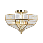 Потолочный светильник шестигранной формы с прозрачными стеклянным плафоном Elstead Lighting варинант исполнения - 9 | Loft Concept в Уфе