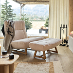 Кресло с обивкой букле Lino White  Boucle Armchair варинант исполнения - 8 | Loft Concept в Уфе