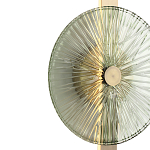 Бра с круглым стеклянным плафоном Gingham варинант исполнения - 9 | Loft Concept в Уфе