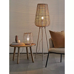 Торшер с плетеным металлическим плафоном Wicker Iron Lamp варинант исполнения - 4 | Loft Concept в Уфе