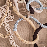 Круглое Дизайнерское Панно Дюна Round Panel Dune варинант исполнения - 5 | Loft Concept в Уфе