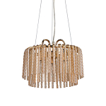 Люстра с подвесными рифлеными стеклянными трубками Nembus варинант исполнения - 1 | Loft Concept в Уфе