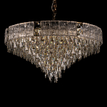 Люстра с каскадом из прозрачного хрусталя Constant Sparks варинант исполнения - 11 | Loft Concept в Уфе