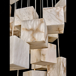 Люстра подвесная с квадратными плафонами из натурального камня Glowing Spheres варинант исполнения - 4 | Loft Concept в Уфе