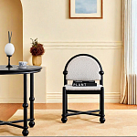 Дизайнерский стул деревянный с полукруглой спинкой Highquality варинант исполнения - 3 | Loft Concept в Уфе