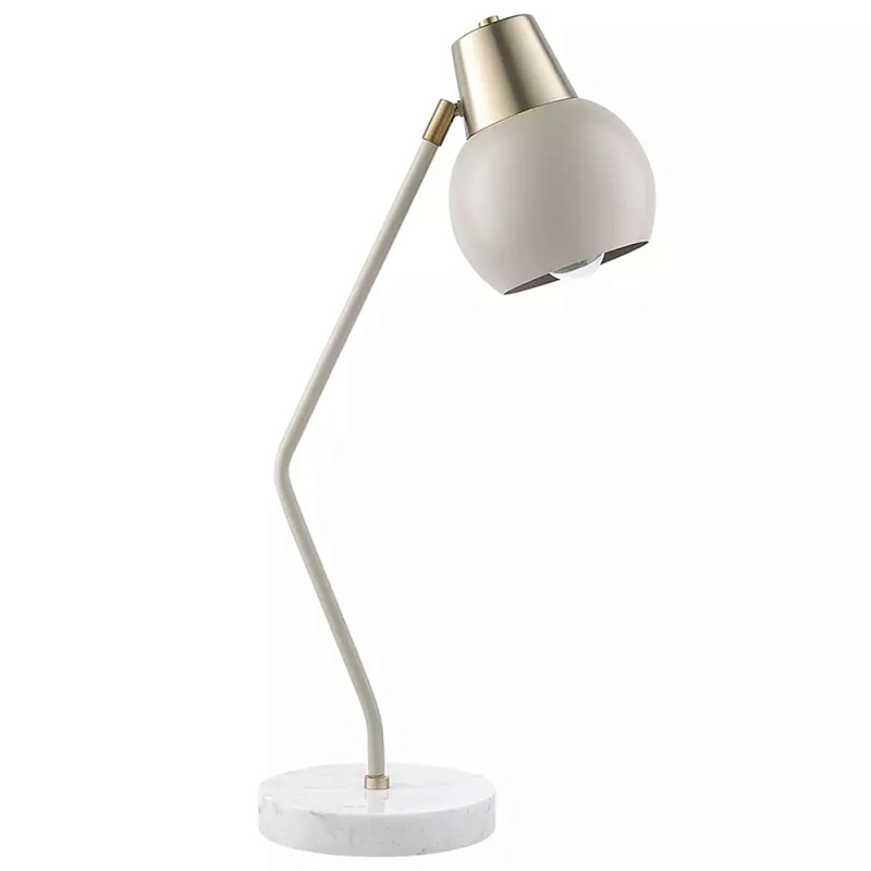 Настольная лампа с регулируемым плафоном Adjustable Lamp Бежевый Сливовый в Уфе | Loft Concept 