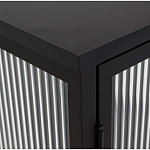 Сервант двухдверный с рифленым стеклом The Keeper варинант исполнения - 3 | Loft Concept в Уфе