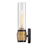 Бра для ванных комнат с прозрачным стеклянным плафоном в форме цилиндра Hinkley варинант исполнения - 11 | Loft Concept в Уфе