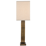 Настольная лампа с корпусом в форме кольца и прямоугольным абажуром French Ring варинант исполнения - 4 | Loft Concept в Уфе