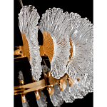 Люстра круглая с фактурными элементами в виде ракушек Inspired Sea варинант исполнения - 3 | Loft Concept в Уфе