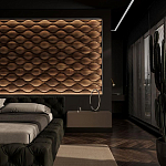 Гипсовая 3D панель с принтографией PM-108 варинант исполнения - 4 | Loft Concept в Уфе