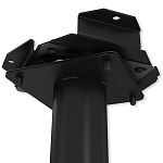 Барный стул вращающийся со спинкой и подлокотниками Douglas Rhombus Синий Велюр варинант исполнения - 6 | Loft Concept в Уфе