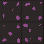 Плитка с узором Осколки варинант исполнения - 3 | Loft Concept в Уфе