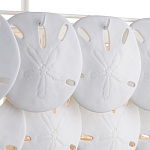 Люстра овальной формы с белыми подвесными элементами White Natural Lines варинант исполнения - 2 | Loft Concept в Уфе