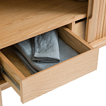 Буфет с двумя раздвижными дверцами Toinette Wooden Light Cupboard варинант исполнения - 4 | Loft Concept в Уфе