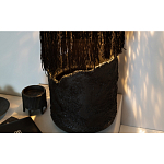 Напольная лампа черная с текстильными элементами "ЯРВИ" варинант исполнения - 7 | Loft Concept в Уфе