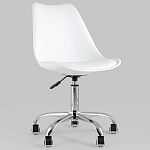Офисный стул на металлическом основании EGGERY White пластик варинант исполнения - 2 | Loft Concept в Уфе