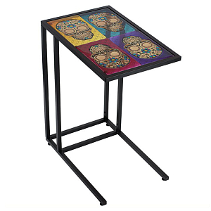 Приставной стол Multicolored Skulls