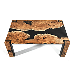 Кофейный Стол River in Autumn Elm Resin Coffee Table варинант исполнения - 2 | Loft Concept в Уфе