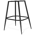 Барный стул со спинкой и подлокотниками на 4-х металлических ножках Douglas Rhombus Синий Велюр варинант исполнения - 5 | Loft Concept в Уфе