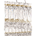 Люстра подвесная круглая из прозрачного хрусталя с золотым корпусом Selfsufficient варинант исполнения - 8 | Loft Concept в Уфе