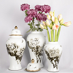 Декоративная ваза с крышкой Flowers in Pots варинант исполнения - 4 | Loft Concept в Уфе