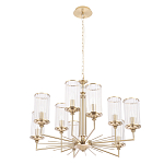 Люстра с 9-ю цилиндрическими стеклянными плафонами Jeanette варинант исполнения - 1 | Loft Concept в Уфе