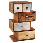 Тумба необычной формы с выдвижными ящиками Shift варинант исполнения - 1 | Loft Concept в Уфе