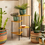 Плетеная корзина в полоску Okiro Wicker Basket варинант исполнения - 4 | Loft Concept в Уфе