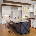 Подвесной светильник с прозрачным коническим стеклянным плафоном в современном стиле Feiss варинант исполнения - 3 | Loft Concept в Уфе