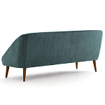 Трехместный диван с обивкой из велюра Belanger Sofa варинант исполнения - 3 | Loft Concept в Уфе