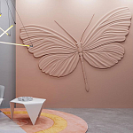 Барельеф BUTTERFLY варинант исполнения - 2 | Loft Concept в Уфе
