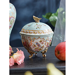 Шкатулка голубого цвета с цветочными орнаментами Blue Garden варинант исполнения - 3 | Loft Concept в Уфе