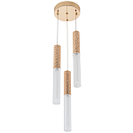 Подвесной светильник Dew Drops Tube Gold Trio Hanging Lamp варинант исполнения - 3 | Loft Concept в Уфе