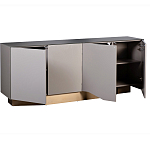 Комод со стеклянной столешницей и с выдвижными ящиками Minimalist Accent варинант исполнения - 2 | Loft Concept в Уфе