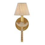 Бра из кованого железа с отделкой плетеной веревкой и сусальным золотом Parisian Style варинант исполнения - 4 | Loft Concept в Уфе