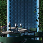 Гипсовая 3D Панель M-104 варинант исполнения - 1 | Loft Concept в Уфе