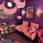 Картина Фламинго вышивка бисер Flamingo Beaded Wall Art варинант исполнения - 1 | Loft Concept в Уфе