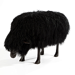 Банкетка Овечка черная Sheep Bench Black head down варинант исполнения - 2 | Loft Concept в Уфе