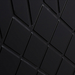 Комод черный округлой формы с рельефным фасадом Black Cut варинант исполнения - 5 | Loft Concept в Уфе