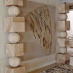 Декор настенный в Эко стиле рафия Malibu wall panel варинант исполнения - 1 | Loft Concept в Уфе