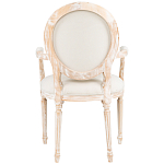 Стул с подлокотниками из массива бука бежевый Solid Luxury варинант исполнения - 2 | Loft Concept в Уфе