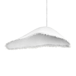 Подвесной светильник с асимметричным волнообразным абажуром и фактурной бахромой по краю Tactile Line варинант исполнения - 10 | Loft Concept в Уфе