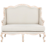 Диван двухместный из массива бука бежевый Solid Luxury варинант исполнения - 1 | Loft Concept в Уфе