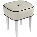 Квадратный мягкий пуф на белых ножках Winton Pouf Square варинант исполнения - 21 | Loft Concept в Уфе