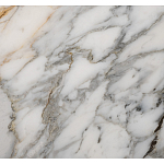 Столик журнальный с круглой мраморной столешницей на трех опорах Marble Stone Drawing варинант исполнения - 3 | Loft Concept в Уфе