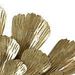 Зеркало круглое настенное в металлической раме Sunny Golden Petals варинант исполнения - 5 | Loft Concept в Уфе