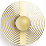 Бра в виде металлического диска Amadis Gold Wall Lamp варинант исполнения - 3 | Loft Concept в Уфе