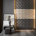 Гипсовая 3D панель с принтографией PM-101 варинант исполнения - 2 | Loft Concept в Уфе