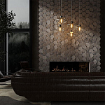 Гипсовая 3D панель с принтографией PM-47 варинант исполнения - 1 | Loft Concept в Уфе